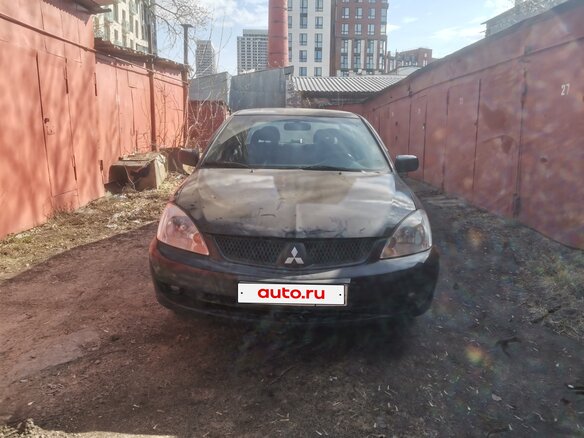 2007 Mitsubishi Lancer IX Рестайлинг, чёрный, 300000 рублей - вид 1