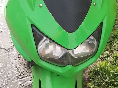 2006 Kawasaki ZX-6R Ninja, зелёный, 80000 рублей, вид 1