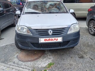 2014 Renault Logan I Рестайлинг, белый, 350000 рублей, вид 1