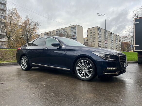 2019 Genesis G80 I, синий, 2300000 рублей - вид 5