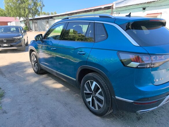 2022 Volkswagen Tayron I Рестайлинг, голубой - вид 8