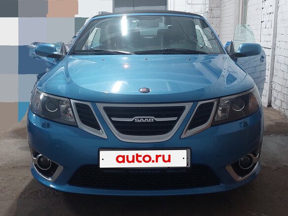 2009 Saab 9-3 II Рестайлинг, синий, 2500000 рублей