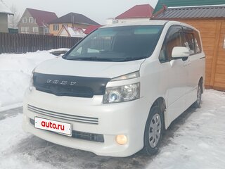 2009 Toyota Voxy II (R70), белый, 1370000 рублей, вид 1