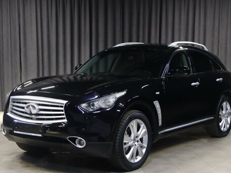 2012 Infiniti FX37 II (S51) Рестайлинг, чёрный, вид 1
