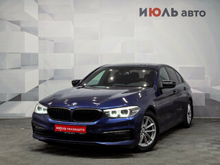 2018 BMW 5 серии 520i VII (G30/G31/G38), синий, 2970000 рублей, вид 1
