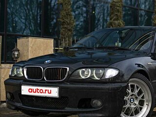 2002 BMW 3 серии 325i IV (E46) Рестайлинг, чёрный, 600000 рублей, вид 3