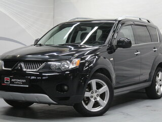 2008 Mitsubishi Outlander II, чёрный, 939000 рублей, вид 1