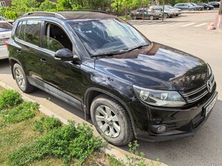 2011 Volkswagen Tiguan I Рестайлинг, чёрный, 1290000 рублей, вид 3