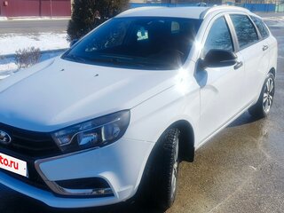 2019 Lada (ВАЗ) Vesta SW I, белый, 1000000 рублей, вид 4