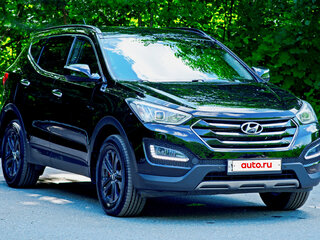 2013 Hyundai Santa Fe III, чёрный, 1800000 рублей, вид 1
