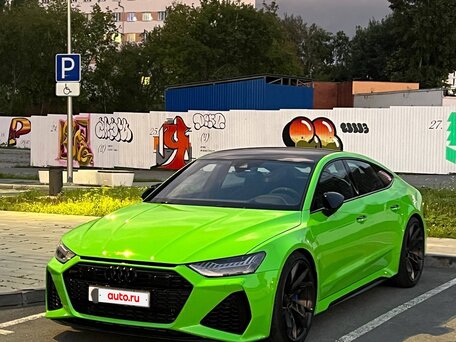 2021 Audi RS 7 II (4K), зелёный, 14490000 рублей, вид 2