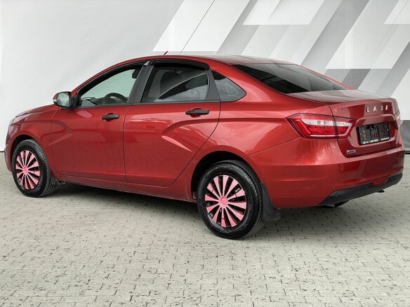 2016 Lada (ВАЗ) Vesta I, красный, 547000 рублей - вид 7