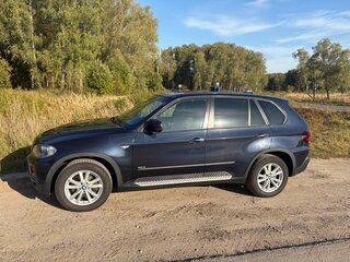 2007 BMW X5 3.0d II (E70), синий, 1567890 рублей, вид 4