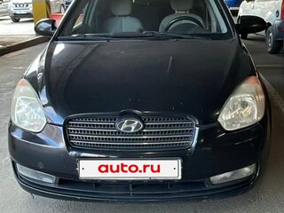 2006 Hyundai Verna II, чёрный, 500000 рублей, вид 2