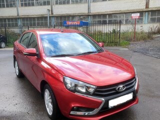 2019 Lada (ВАЗ) Vesta I, красный, 1100000 рублей, вид 2