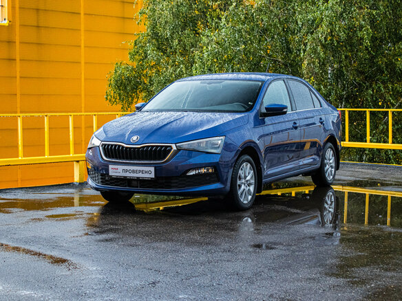 2020 Skoda Rapid II, синий