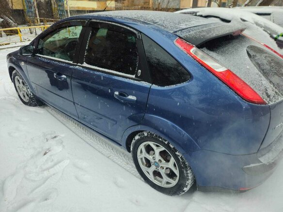 2005 Ford Focus II, синий, 375000 рублей - вид 4