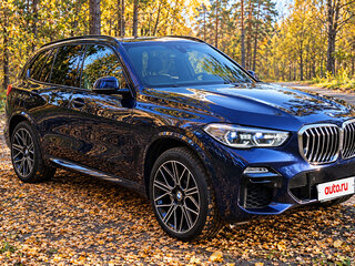 2019 BMW X5 40i IV (G05/G18), синий, 5595000 рублей, вид 2
