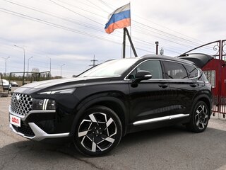 2022 Hyundai Santa Fe IV Рестайлинг, чёрный, 3250000 рублей, вид 1