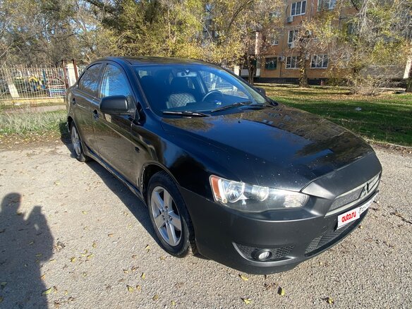 2008 Mitsubishi Lancer X, чёрный, 460000 рублей