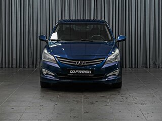 2016 Hyundai Solaris I Рестайлинг, синий, 898000 рублей, вид 3