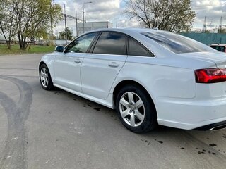2016 Audi A6 IV (C7) Рестайлинг, белый, 1790000 рублей, вид 3