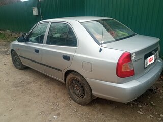 2003 Hyundai Accent ТагАЗ II, серебристый, 340000 рублей, вид 5