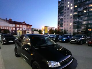 2010 Lada (ВАЗ) Kalina I, чёрный, 300000 рублей, вид 3