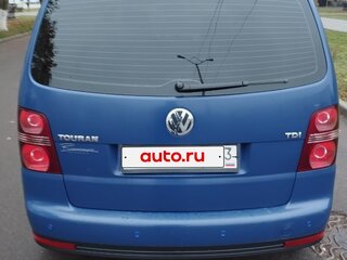 2009 Volkswagen Touran I Рестайлинг, синий, 750000 рублей, вид 4