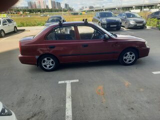 2004 Hyundai Accent ТагАЗ II, красный, 290000 рублей, вид 2