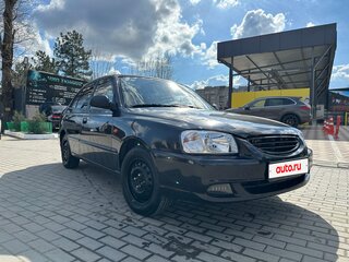 2008 Hyundai Accent ТагАЗ II, чёрный, 425000 рублей, вид 1