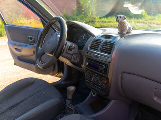 2008 Hyundai Accent ТагАЗ II, серый, 470000 рублей, вид 4