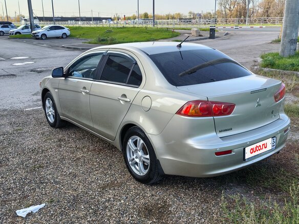 2008 Mitsubishi Lancer X, бежевый, 620000 рублей - вид 4