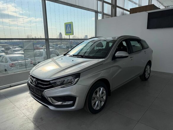 2026 Lada (ВАЗ) Vesta SW I Рестайлинг (NG), серебристый - вид 3