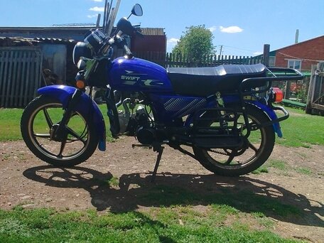 2023 Swift Lucky Strike Soft Tail, синий, 45000 рублей, вид 5