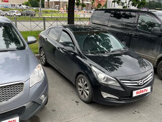 2014 Hyundai Solaris I Рестайлинг, чёрный, 850000 рублей, вид 2