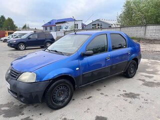 2007 Renault Logan I, синий, 180000 рублей, вид 1