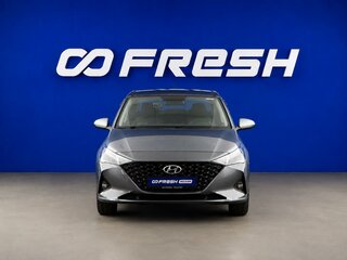 2021 Hyundai Solaris II Рестайлинг, серый, 1568444 рублей, вид 3