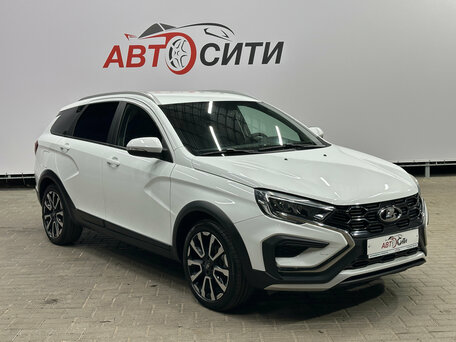 2024 Lada (ВАЗ) Vesta SW Cross I Рестайлинг (NG), белый, 1591000 рублей, вид 3
