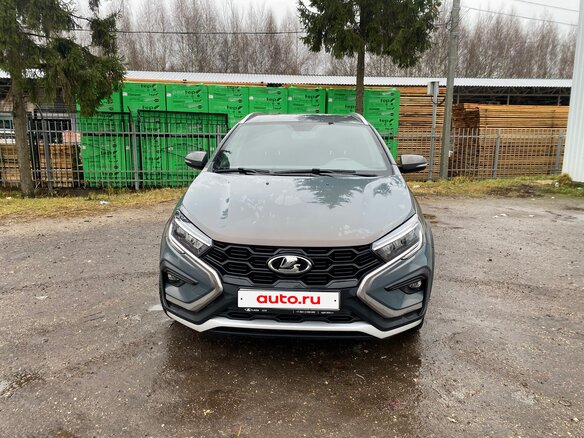 2022 Lada (ВАЗ) Vesta SW Cross Предсерийная I Рестайлинг (NG), серый - вид 1