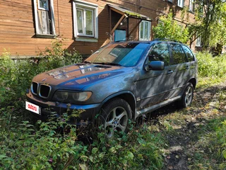 2002 BMW X5 3.0i I (E53), серый, 380000 рублей, вид 2