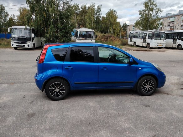 2008 Nissan Note I, синий, 630000 рублей - вид 8