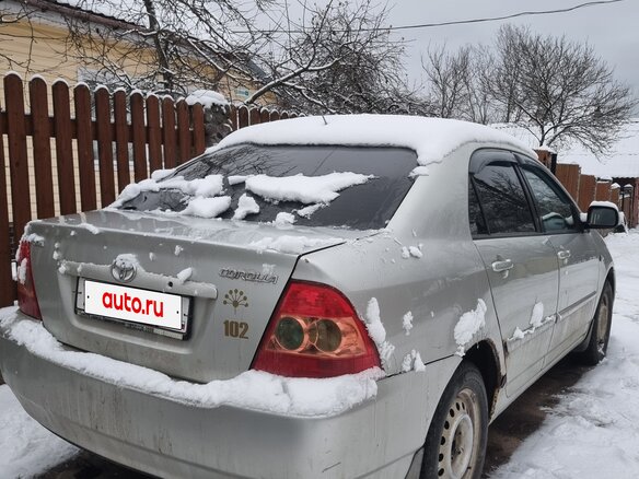 2005 Toyota Corolla IX (E120, E130) Рестайлинг, серебристый, 280000 рублей - вид 3