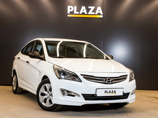2015 Hyundai Solaris I Рестайлинг, белый, 960000 рублей, вид 2