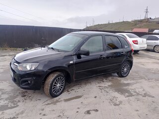 2014 Lada (ВАЗ) Kalina II, чёрный, 350000 рублей, вид 1
