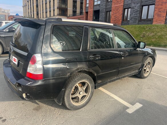 2007 Subaru Forester II Рестайлинг, чёрный, 586000 рублей - вид 2