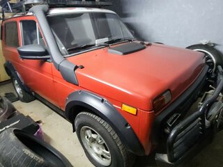 1995 Lada (ВАЗ) 2121 (4x4) I Рестайлинг, красный, 380000 рублей, вид 2