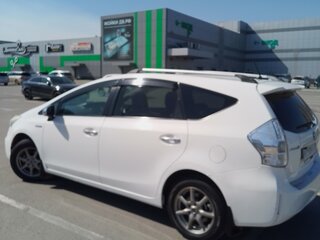 2013 Toyota Prius Alpha I (ZVW40/41), белый, 1225000 рублей, вид 3