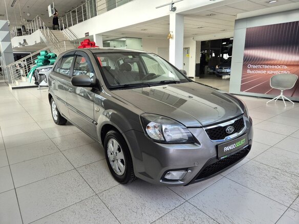 2011 Kia Rio II Рестайлинг, серый - вид 2