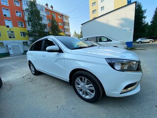 2019 Lada (ВАЗ) Vesta SW I, белый, 915000 рублей, вид 5
